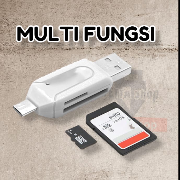 BUAT TIPE C I OTG SEKALIGUS CARD RIDER MEMORI KAMERA DAN MEMORI HP I MEMORY BESAR ATAU MEMORI KECIL I OTG CARDRIDER TYPE-C I CARD RIDER HP SEKALIGUS LAPTOP/PC  MEMORI HP  MEMORI KAMERA  2 IN 1  MULTIFUNGSI  TETTA SHOP