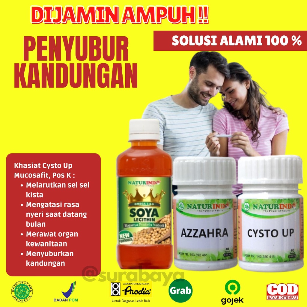 Obat Kista dan Miom Ovarium Obat Herbal Kista Bartholin Obat Penyakit Rahim Obat Cista Cysta Obat Miom Myom Coklat Obat Kista Endometriosis Ampuh Jamu Herbal Kista Miom Tumor Mioma Ampuh BPOM HALAL MUI CYSTO UP Naturindo Surabaya 40 Kapsul-PENYUBUR KANDUNGAN