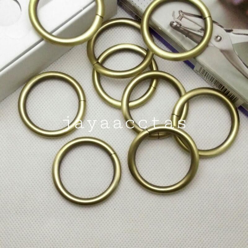 ring O/bulat tas ATG ukuran 3.2 cm/12 pcs