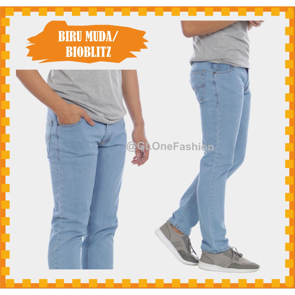 CELANA PANJANG JEANS PRIA STANDAR LEA 606 PREMIUM