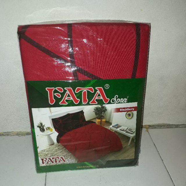 Fata - Sprei Motif Blackberry Ukuran King 180x200 / Queen 160x200