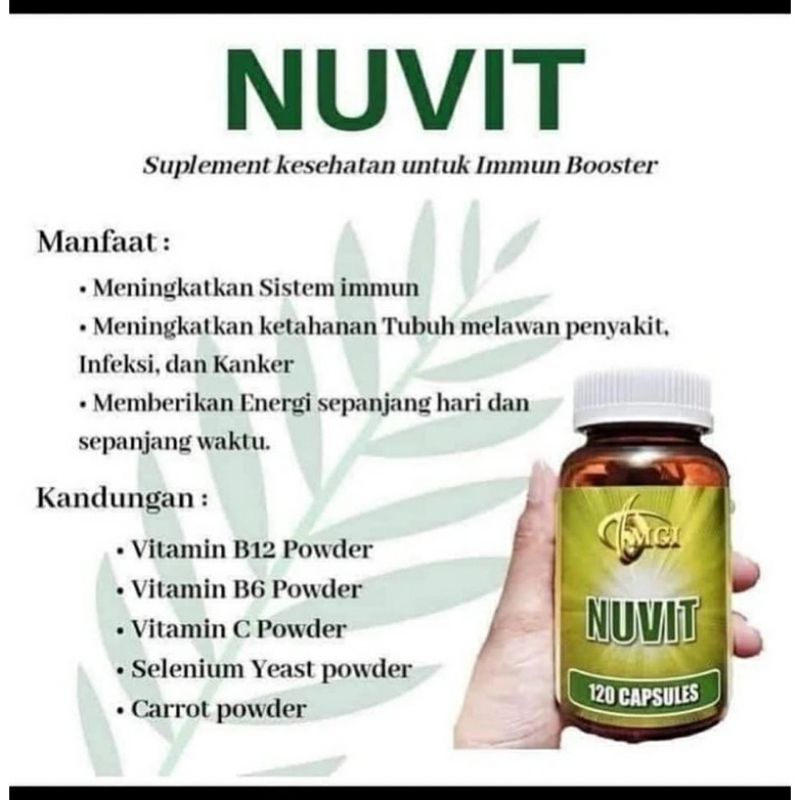 NUVIT SUPLEMEN KESEHATAN ASLI MCI