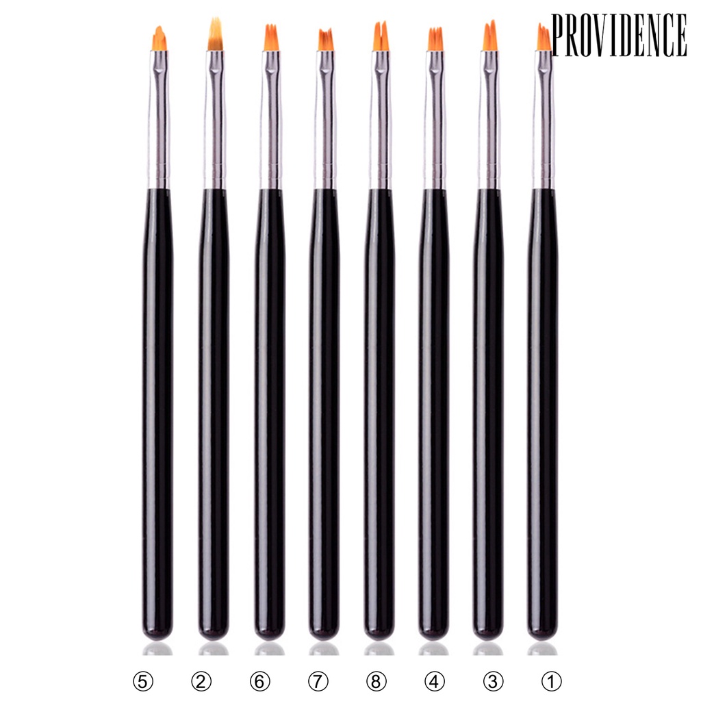 Providence Petal Heads Nail Painting Pen Images Drawing Portable Nail Brush Short Handle Various Shapes Pen for Manicure