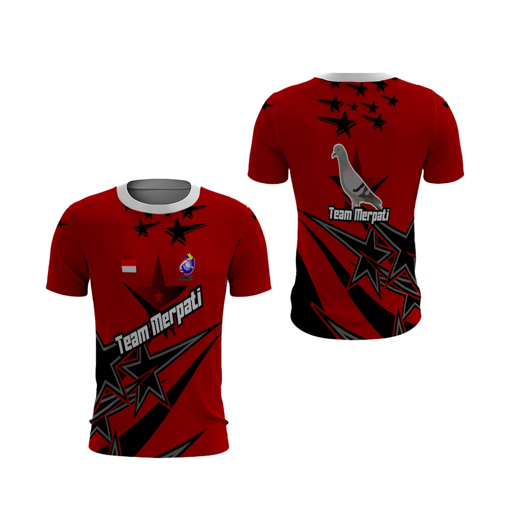 Fikastore - Kaos Pria Motif Burung Merpati 3D FullPrint