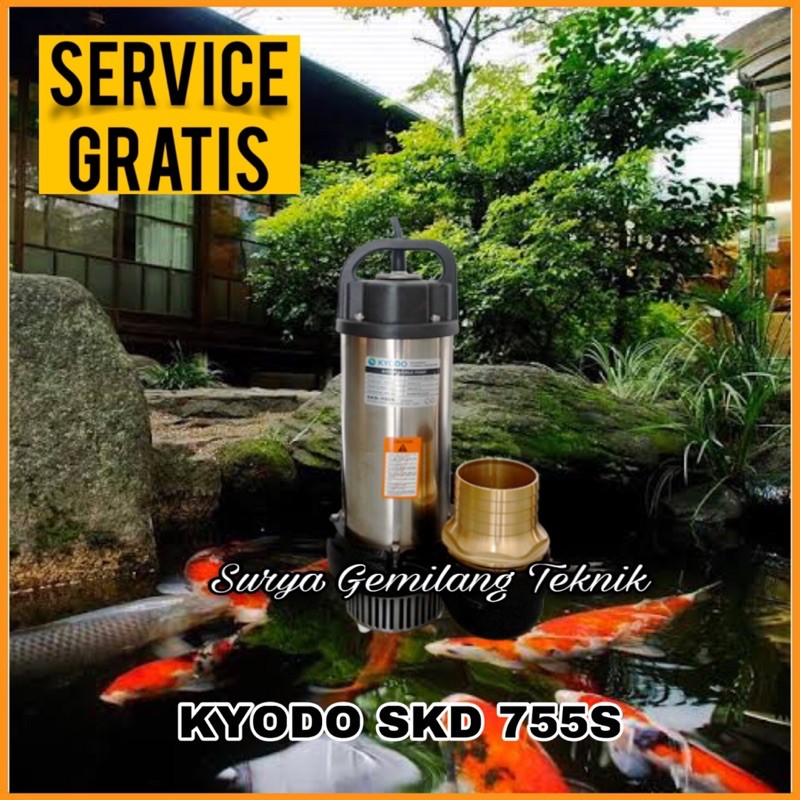 Pompa Air Celup KYODO SKD 755S Water Pump Submersible Pump 3" (80mm)