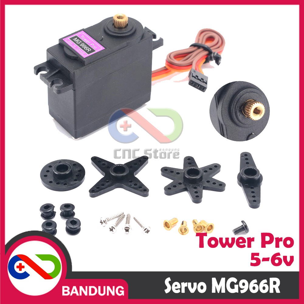 TOWERPRO MOTOR SERVO MG996R MG996 METAL GEAR UPGRADE