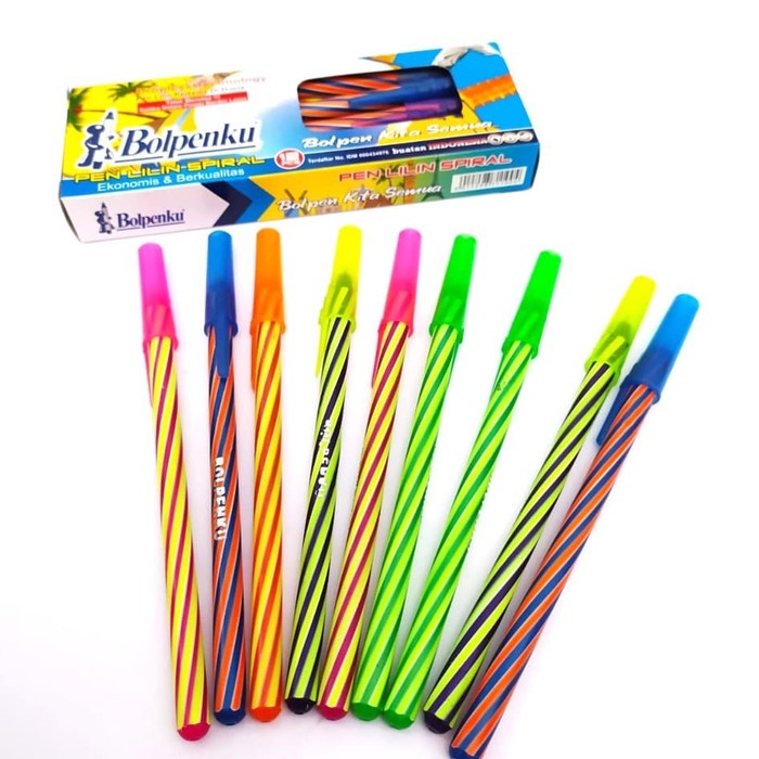 

SELUSIN ( 12 PCS ) Pulpen Lilin Bolpenku Bolpen Lilin Bolpenku...Termurah