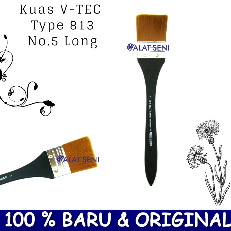 

BIG SALE !! V-Tec Kuas 813 No.5 Long / Kuas LukisVtec - Kuas Bagus Harga Terjangkau -Paling diminati
