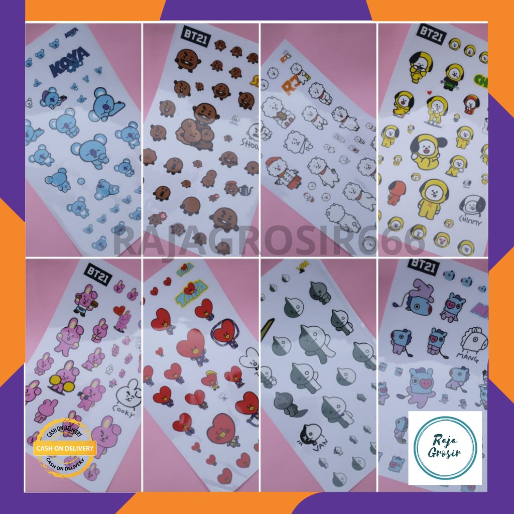 

COD - STIKER STANDARD bt kpop boyband 21 BANGTANBOYS STICKER ARMY KPOP TERMURAH by RAJAGROSIR