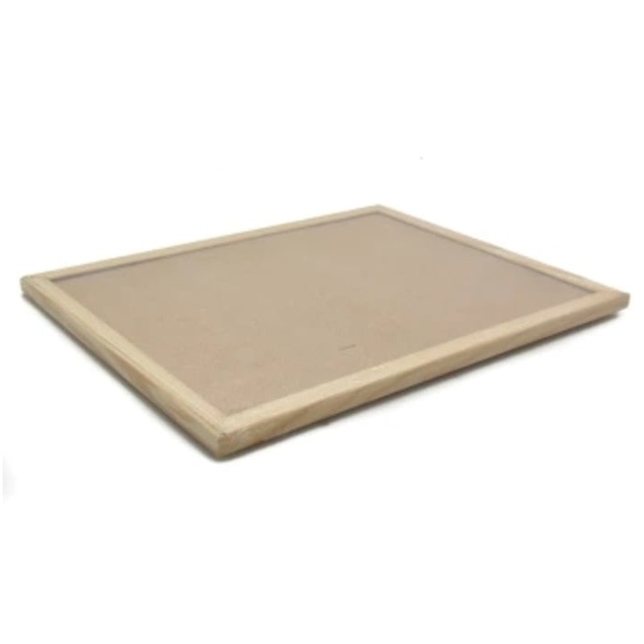

Ready Stok PIN BOARD PAPAN MADING KAYU FIBRE 40X30CM SERBAGUNA BI SILQUE CORK Limited