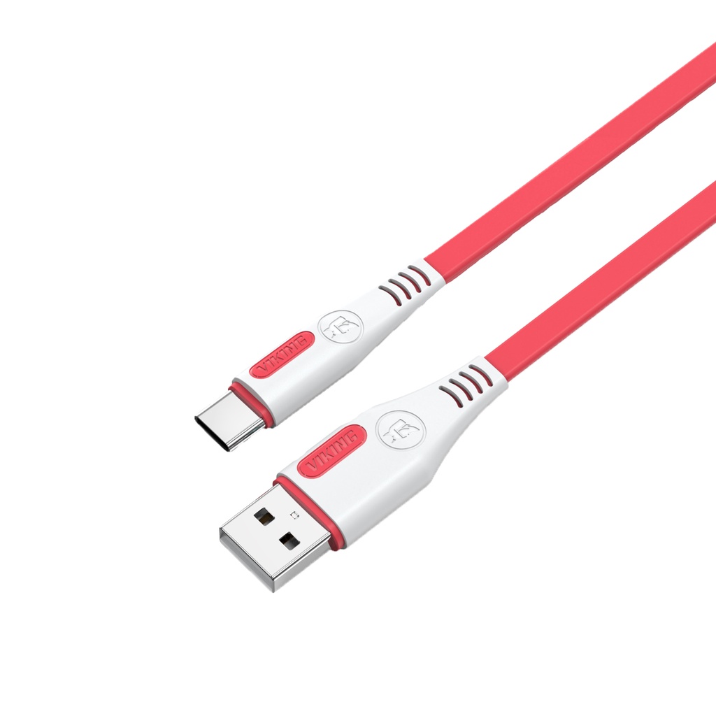 VIKING Kabel Data USB TYPE C 100cm Fast Charging 3A Original for Samsung XiaoMi Vivo Oppo Asus Realme Ori Cable Tipe C
