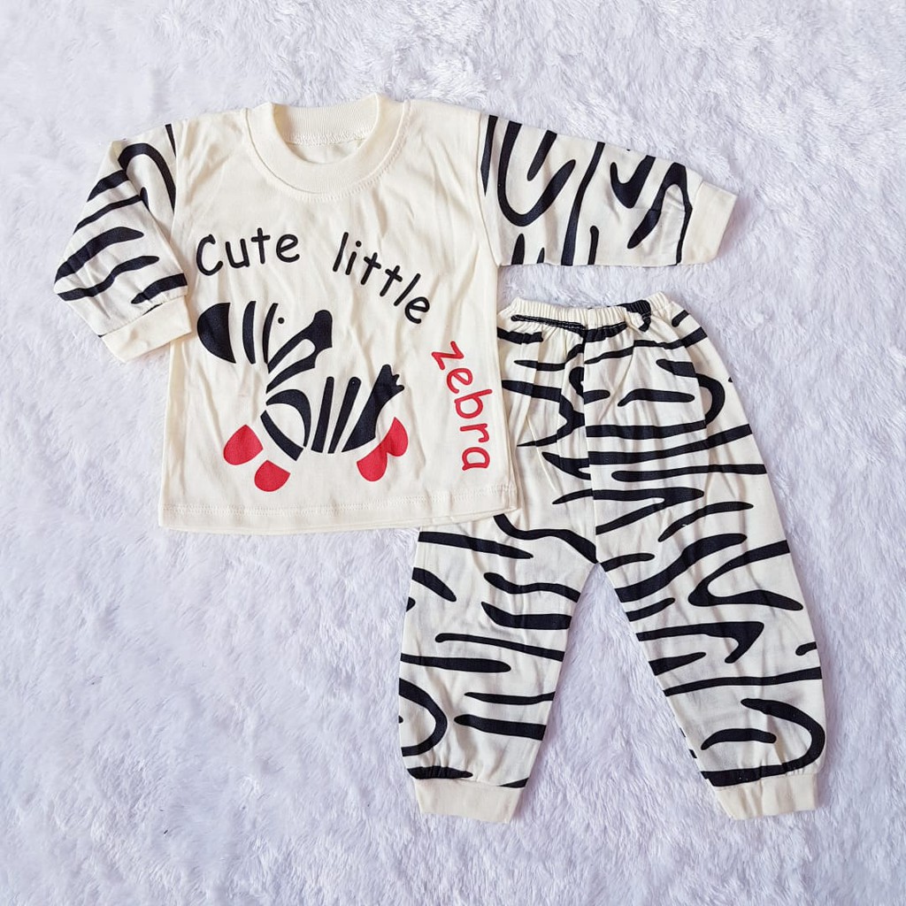 COD Bayar Ditempat Baju Baby Piyama Zebra / Baby Alicia