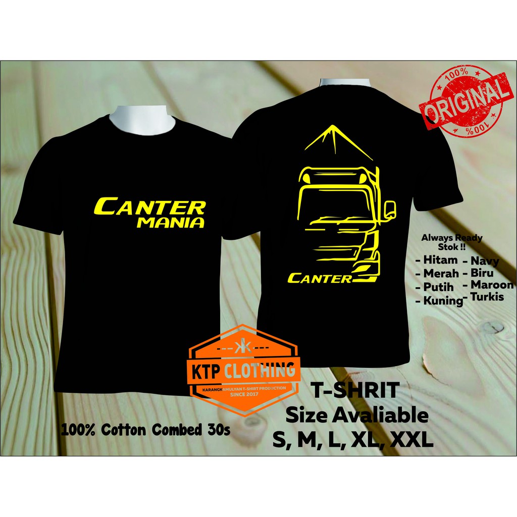 KAOS DESAIN KEREN CANTER MANIA TRUCK
