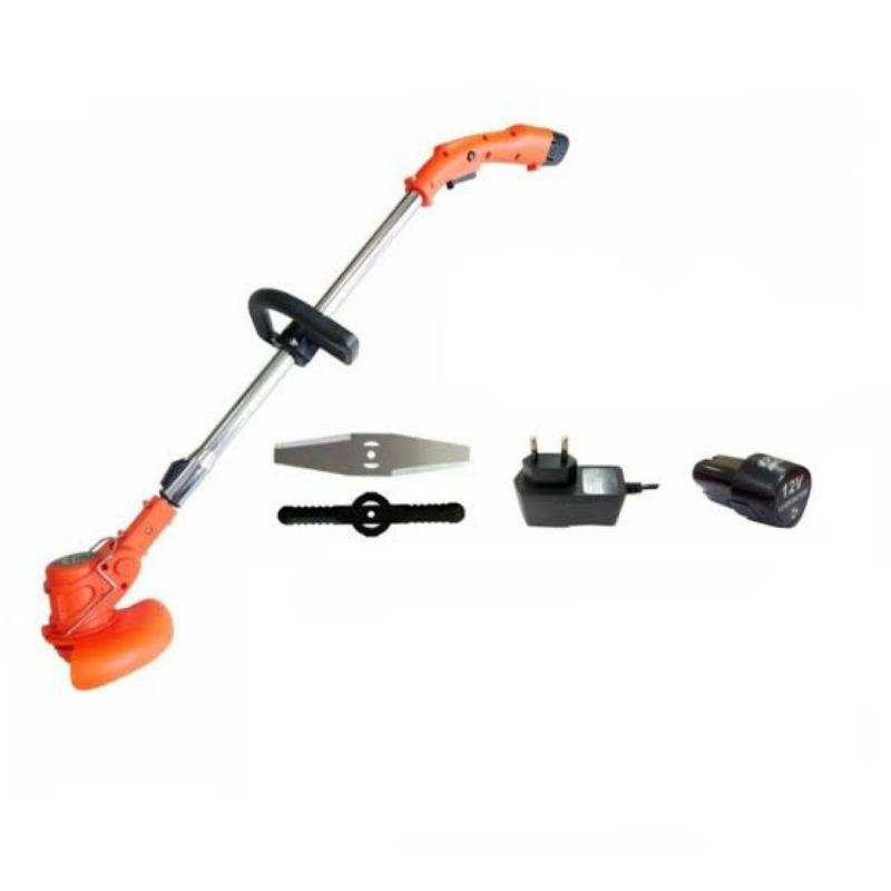 MESIN POTONG RUMPUT BATERAI TRIMMER XENON CDGT360W 12Volt XTRA BATERAI