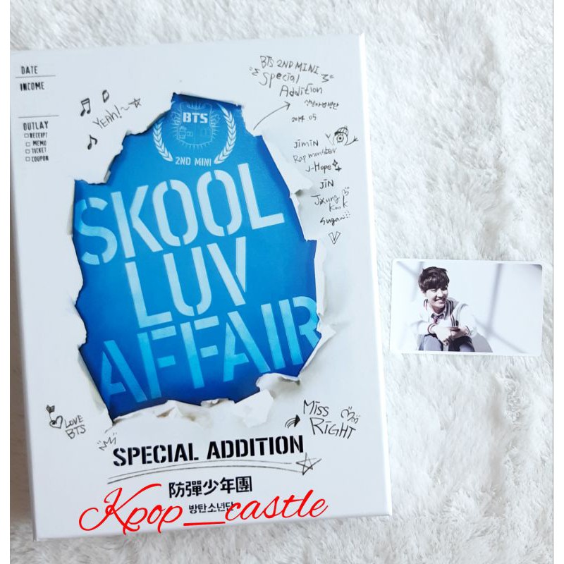 [READY FULLSET] BTS SKOOL LUV AFFAIR SPECIAL ADDITION J Hope Photocard + poster