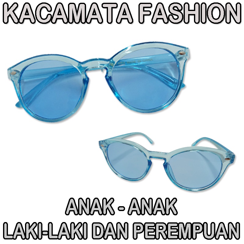 SALE! Kacamata Anak anak Pelindung Matahari dengan Model Bulat Oval Anti-UV untuk Anak-Anak Kids Glasses Kaca mata Fashion Anak