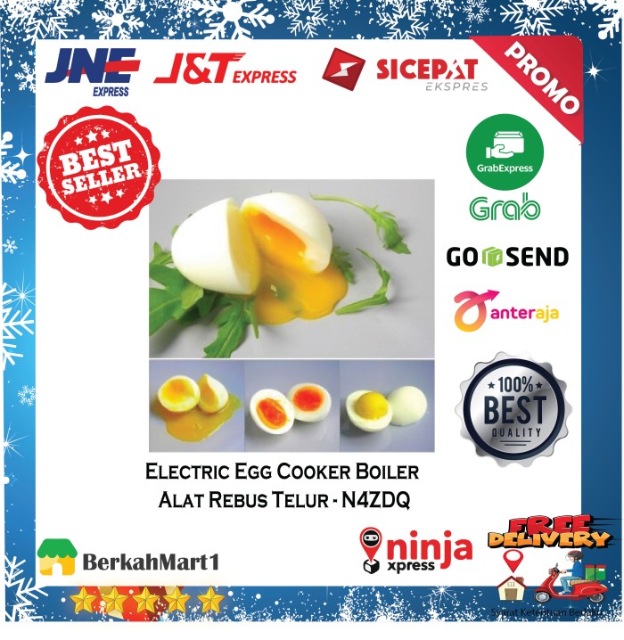 Promo ??? Alat Perebus Telur Elektrik - Electric Egg Cooker Boiler