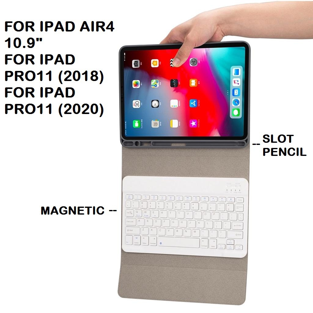 SMART KEYBOARD CASE IPAD AIR 4 10.9 INC IPAD PRO 11 INC 2018/2020 RK11