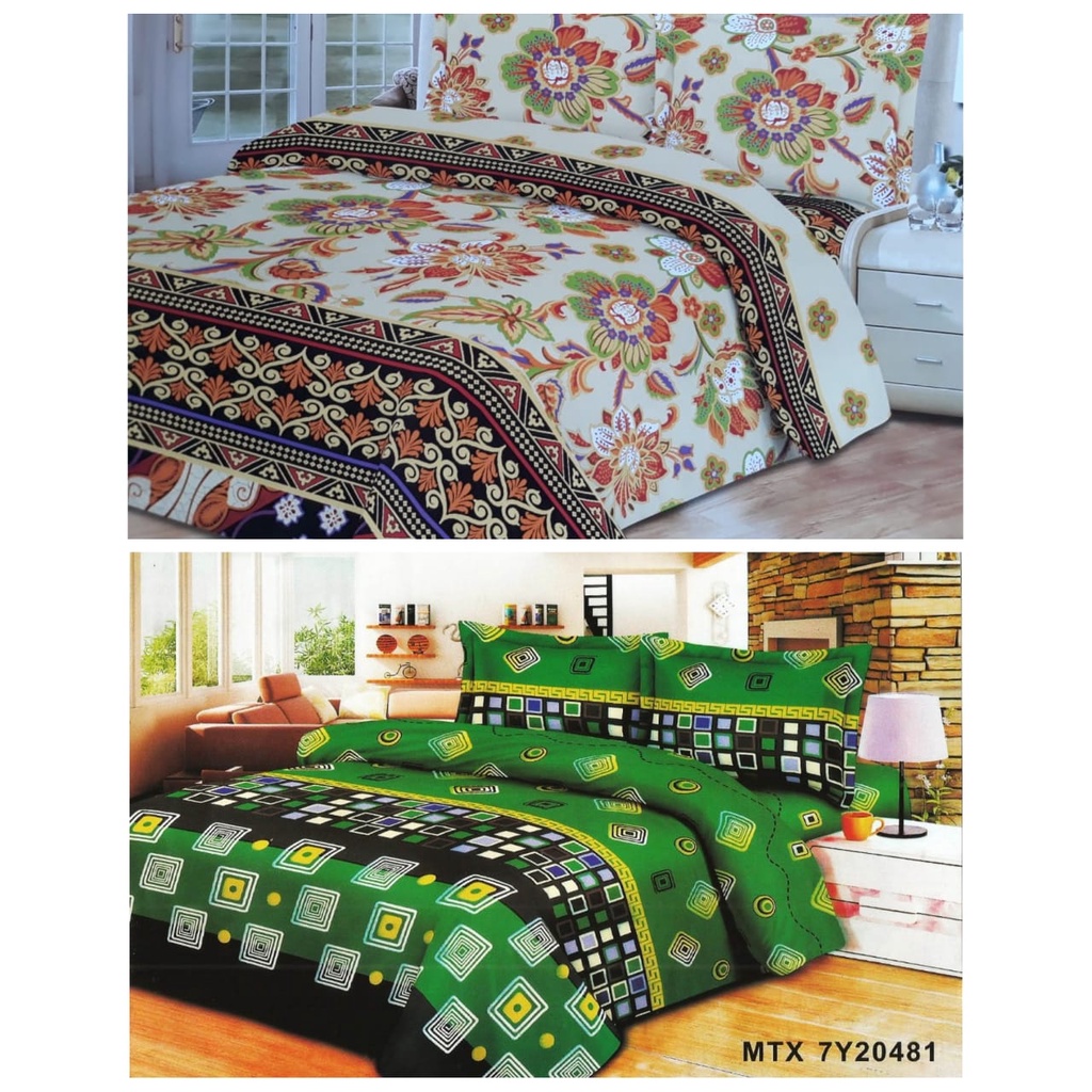 Bedcover Set Sprei Motif Aesthetic Elegant Premium New Arrival