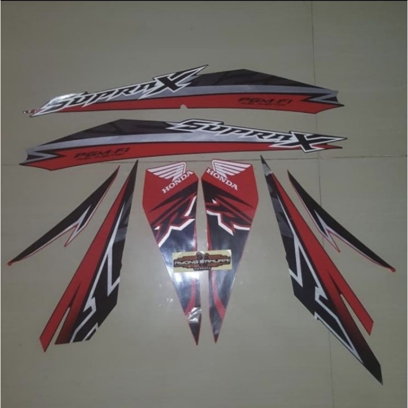 STRIPING SUPRA X 125R FI 2018 ORIGINAL