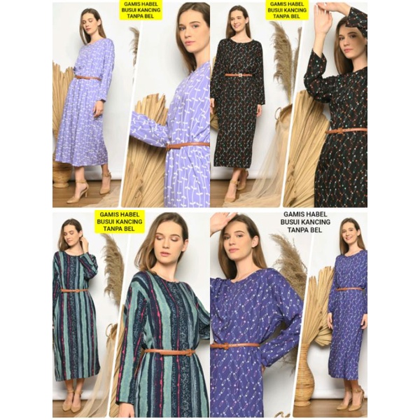 DASTER RAYON HABEL SEMATAKAKI LENGAN PANJANG