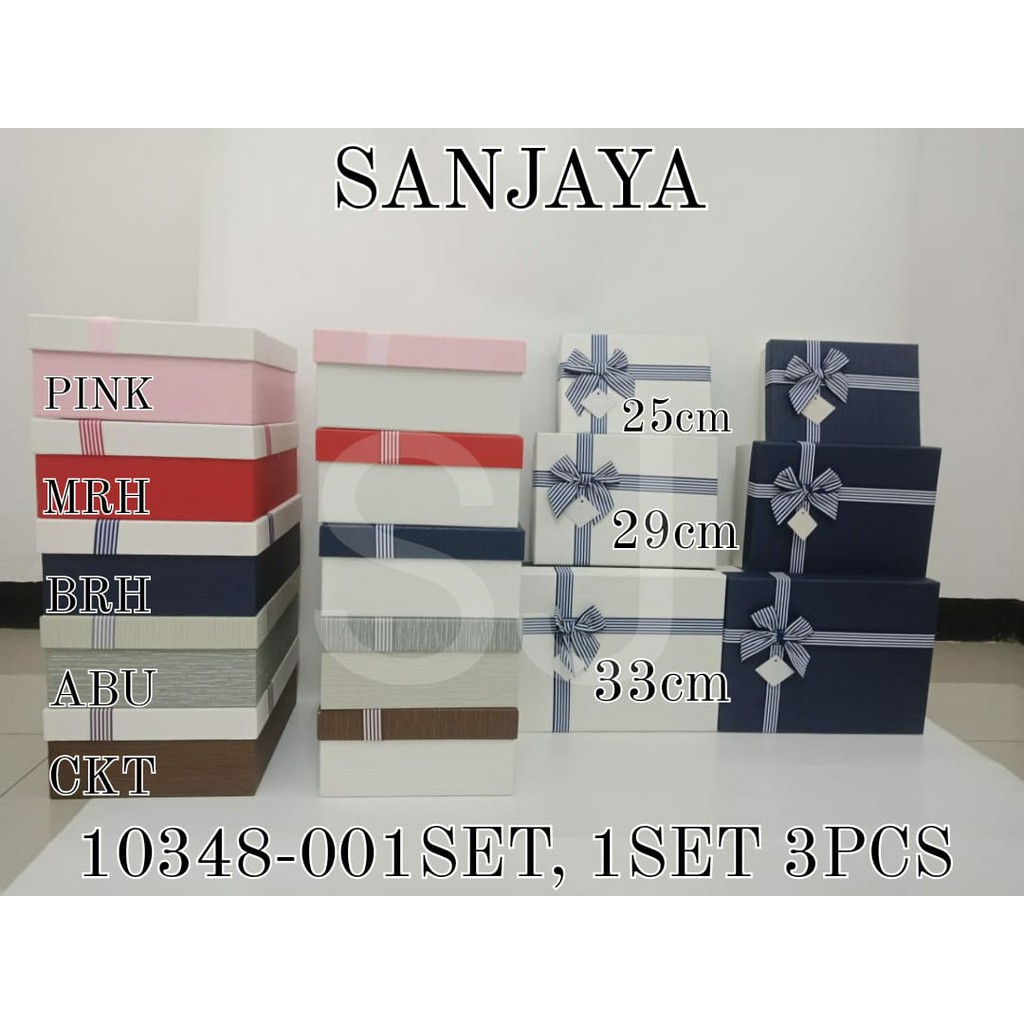 Box Kado / Kotak hampers / Bloom Box / Hard Box / Gift Box / Kotak Hadiah / 10348-001 SET3