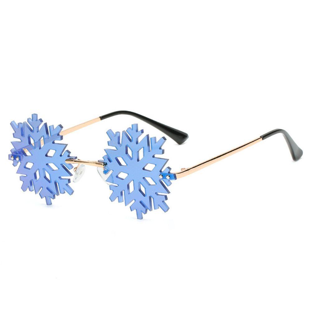 Lily Kacamata Snowflake Fashion Untuk Wanita Pria Novelty Party Eyeglasses