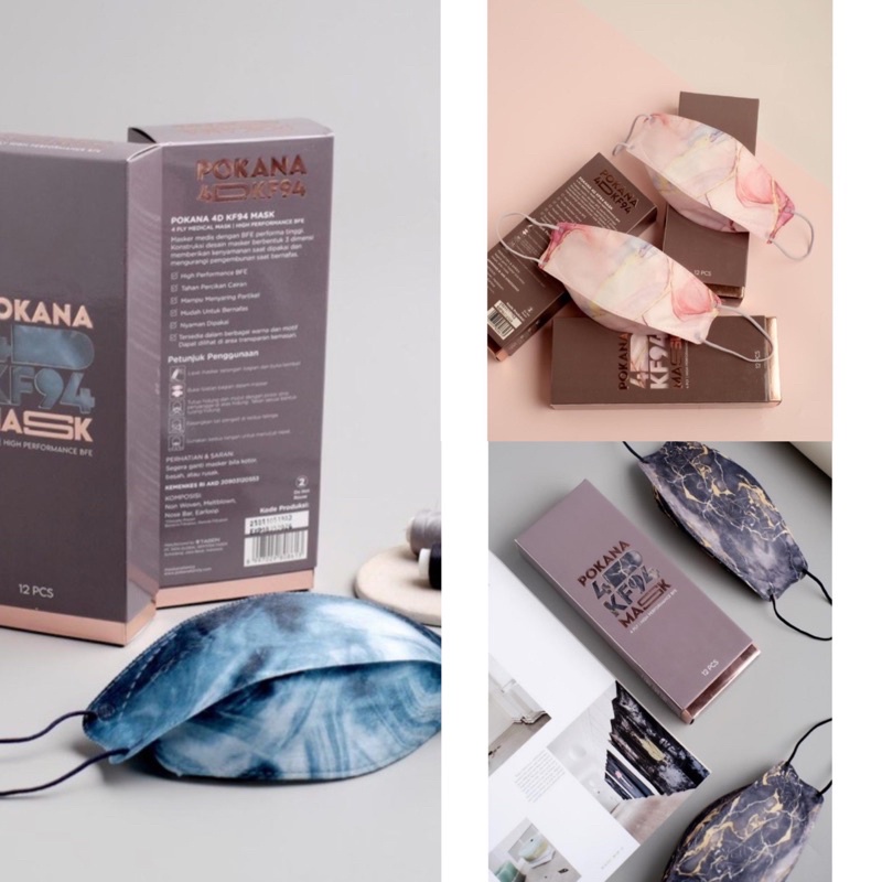 POKANA MASK 4D KF94 4PLY ECERAN