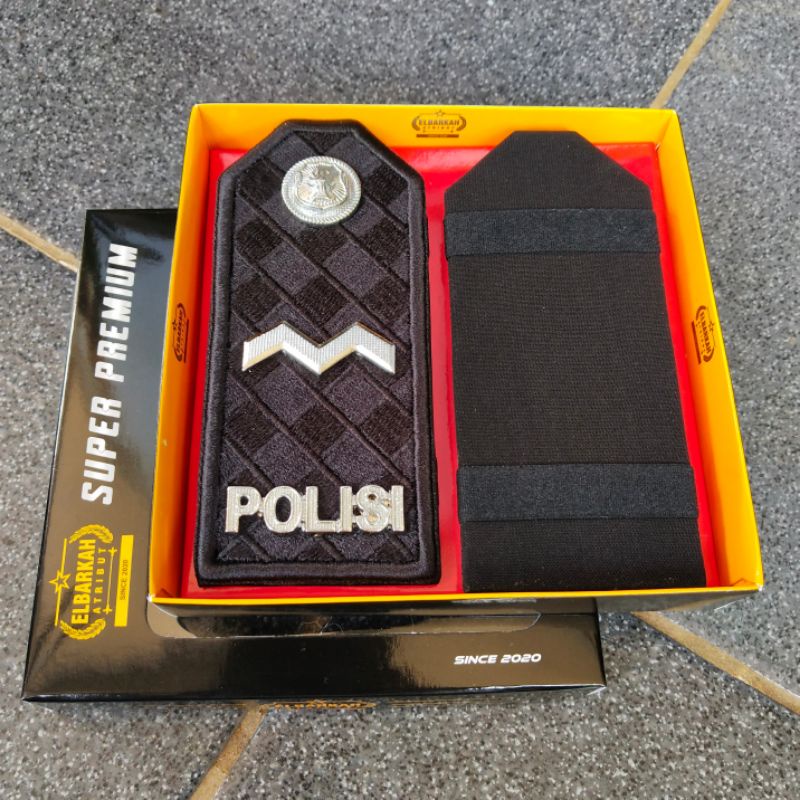 PANGKAT PDU AIPDA POLRI BORDIR MOTIF TIMBUL