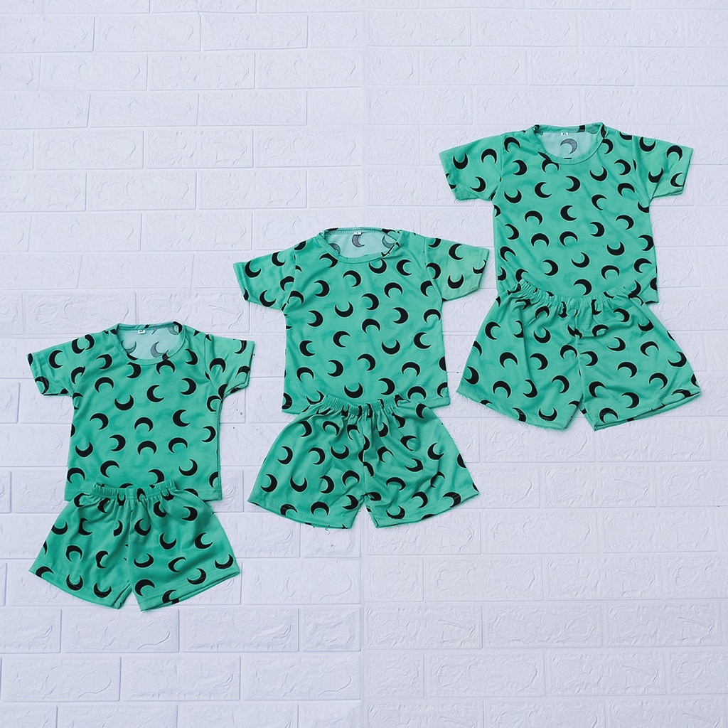 AFI - MC - Set Anak Anak Motif / Setelan Baju Anak Laki Laki / Setelan Kaos T-shirt Lengan Pendek-2
