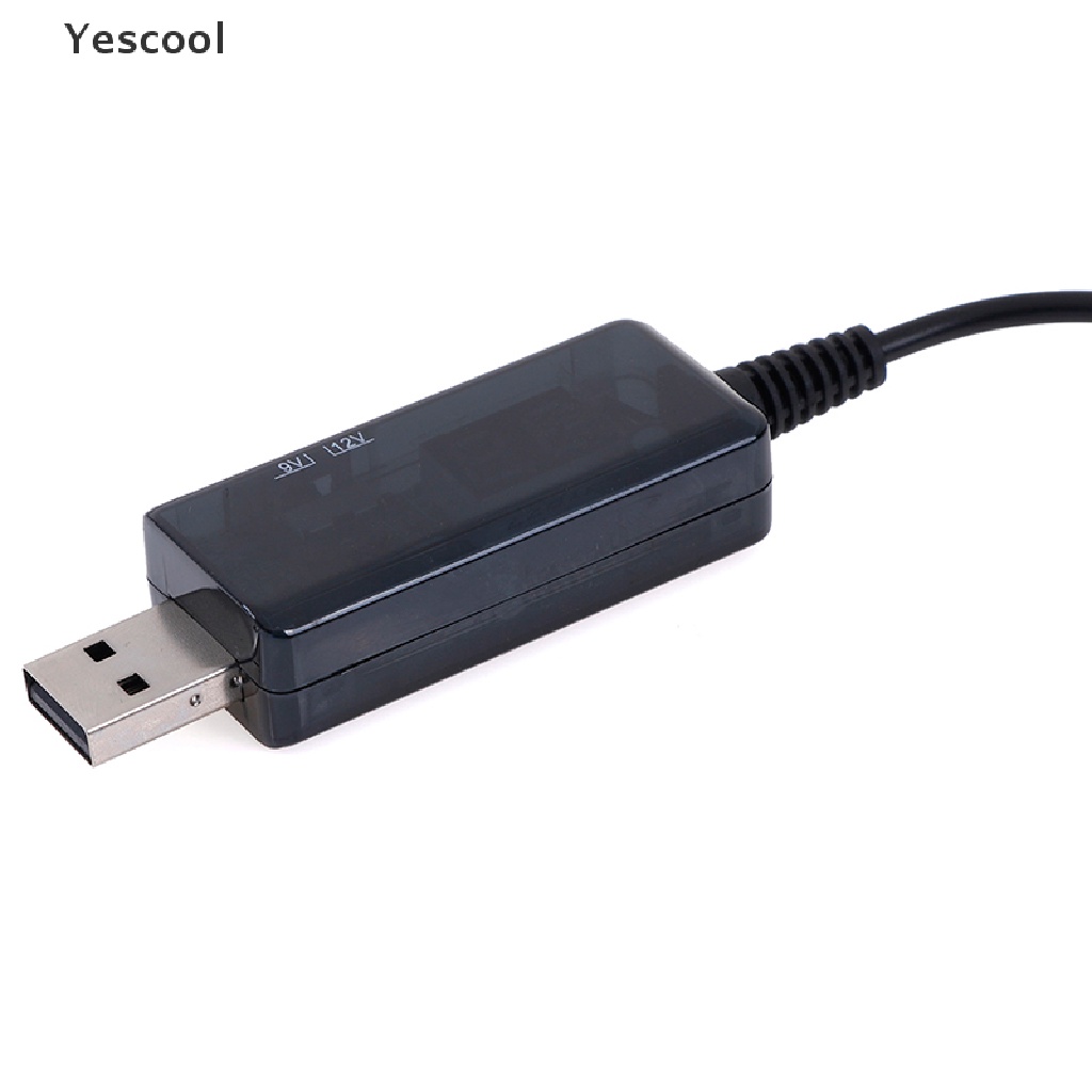 Yescool Kabel booster Usb 5V step up Ke 9V 12V 1A