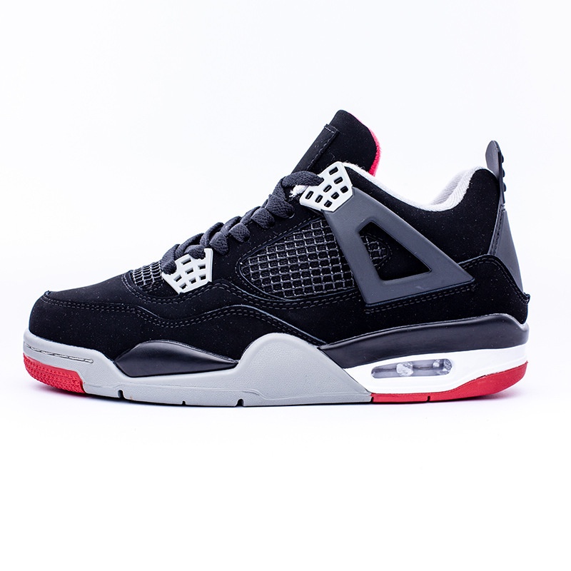 Sepatu Basket Jax Aj4 Lava Panas  Basket Pria  Bebas-Slip  Tahan Air Bantal  hang-qiao 4 Putian Snea