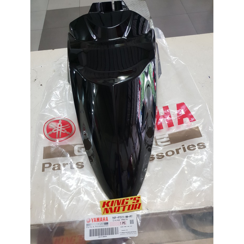 spakbor depan, fender front SOUL GT 115 (1KP) HITAM ori ygp