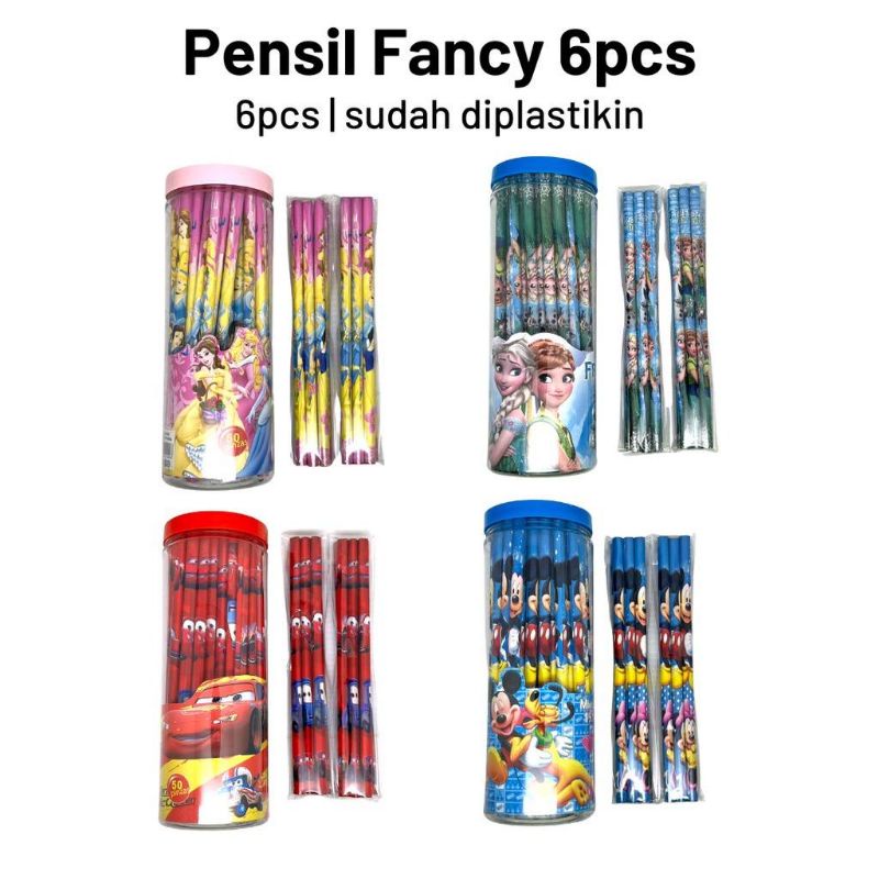 

Pensil Fancy 6pcs Boleh Pilih Varian