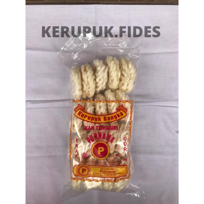 

q20w1q1qw Kerupuk Bangka Purnama Ikan Tenggiri - Isi 20 Pcs Gurih Enak Mantap Dscscv