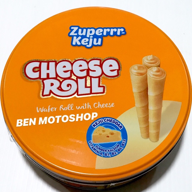 Zuperrr Keju Cheese Roll 1 Kaleng 182g 182gr 182 G Gr Wafer Roll Dus Shopee Indonesia