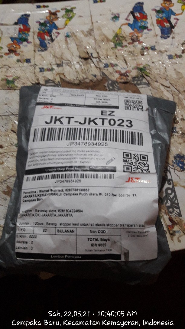 Stopper Kecil Untuk Tali Elastis Stopper Transparan Atau Bening Dan Hitam