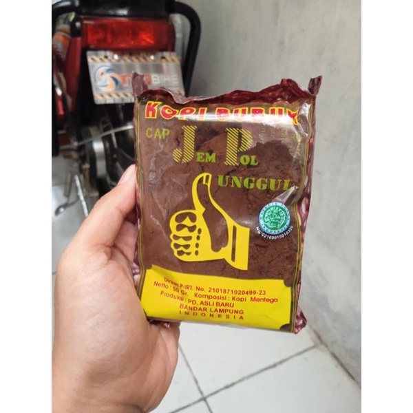 

Kopi bubuk Cap Jempol (JP) Asli Lampung 50 gr