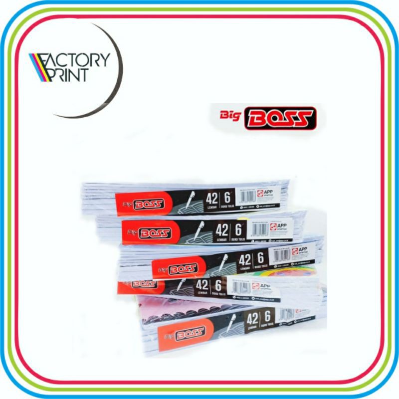 

BUKU TULIS BIG BOSS 42 LEMBAR