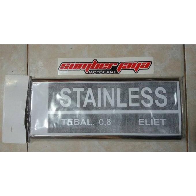 Cover Plat Nomor Stainless Motor