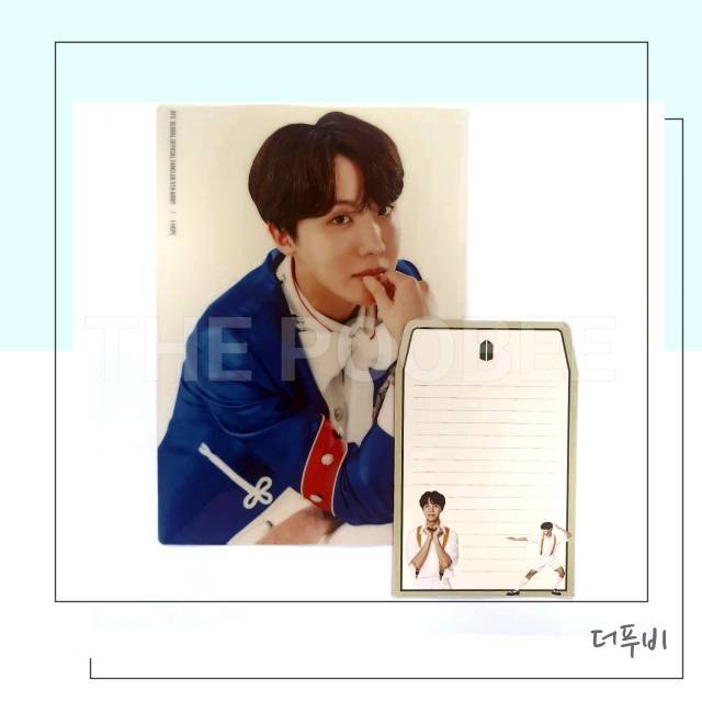 BTS 5th ARMY KIT Clear Poster + Envelope Postcard (jhope)