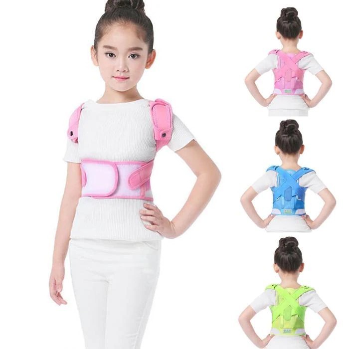 New Adjustable Magnetic Posture Corrector Spine Brace Kids