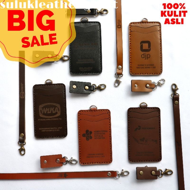 

PREMIUM ID CARD KULIT HOLDER KULIT NAMETAG PRIA WANITA KULIT SAPI PULL UP BISA GRAVIR NAMA DAN LOGO PERUSAHAAN ID CARD KULIT BOLAK BALIK MOTIF KALUNG GANTUNGAN