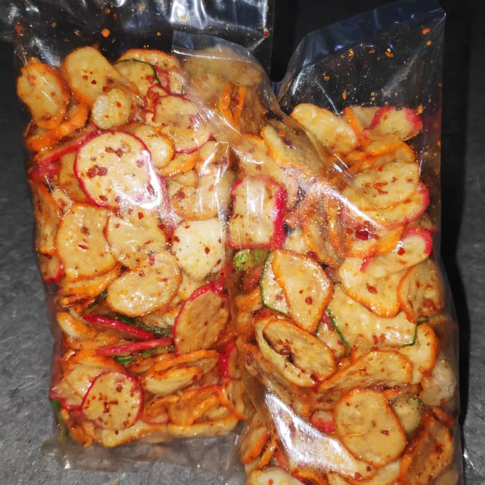 

TERLARIS kerupuk seblak kering pedas daun jeruk 200gr