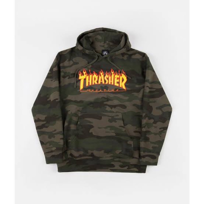 Thrasher Flame Camo Hoodie