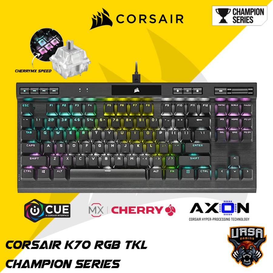 Jual Keyboard Corsair K70 RGB TKL Champion Series - Mechanical - Gaming ...