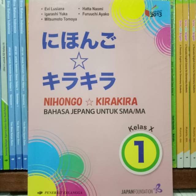 Promo Buku Nihongo Kira Kira Kelas X Revisi Erlangga