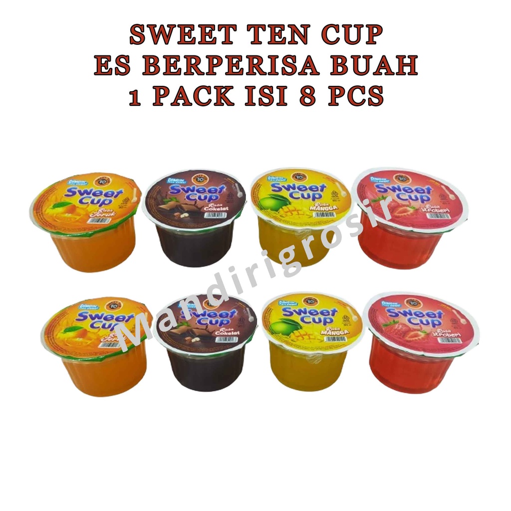 1 Pack Es Berperisa Buah-Buahan * Sweet Ten Ice * Stick Ice * Ice Cup * Pillow Ice