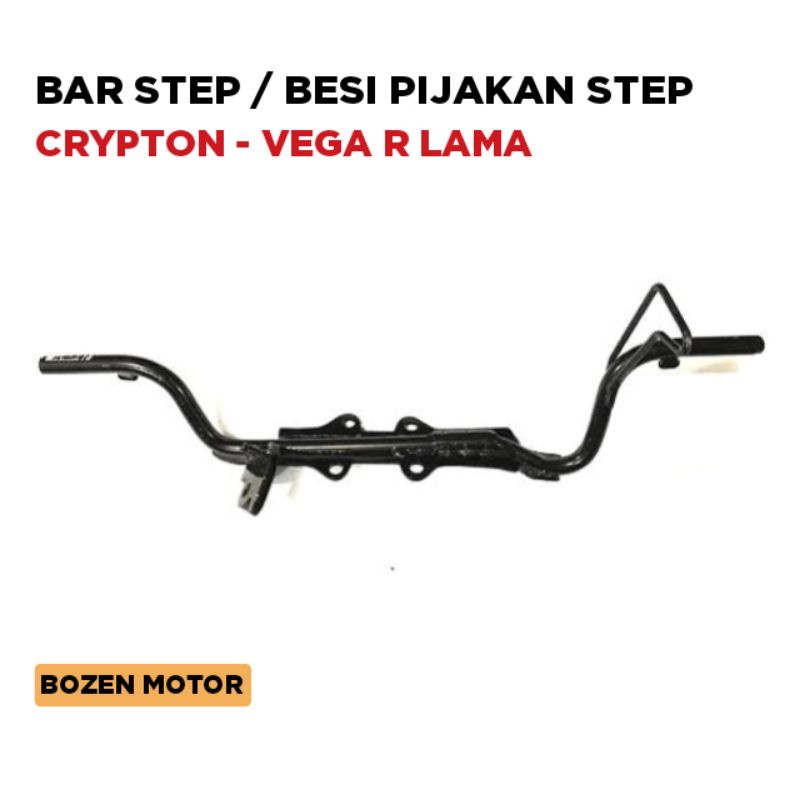 Besi Pijakan Step Crypton - Vega R Lama / Barstep Bar Dudukan / WL