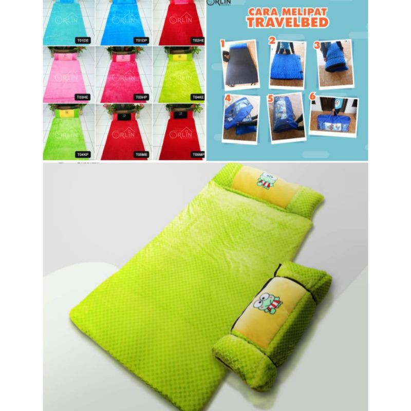 TRAVELBED kasur traveling original orlin indonesia